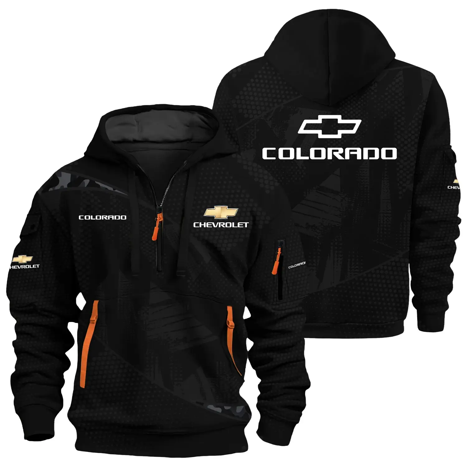 Chevrolet Colorado Trail Boss Exclusive Logo Half Zipper Hoodie CARHHZ110612CCTZ – Chevrolet Colorado Trail Boss Hoodie Chevrolet Colorado Trail Boss Exclusive Logo Half Zipper Hoodie CARHHZ110612CCTZ – Chevrolet Colorado Trail Boss Hoodie