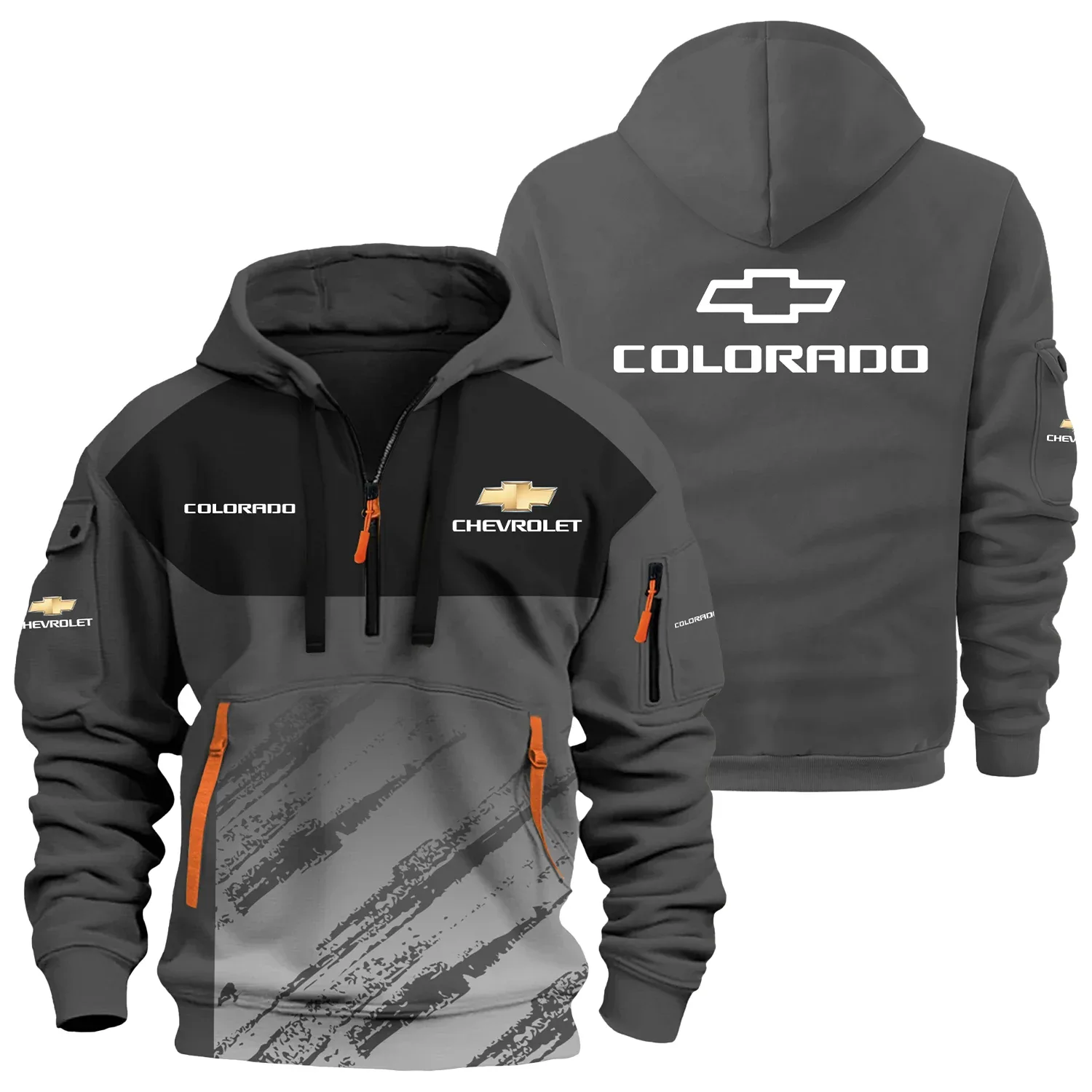 Chevrolet Colorado Trail Boss Exclusive Logo Half Zipper Hoodie CARNHHZ110604CCTZ – Chevrolet Colorado Trail Boss Hoodie Chevrolet Colorado Trail Boss Exclusive Logo Half Zipper Hoodie CARNHHZ110604CCTZ – Chevrolet Colorado Trail Boss Hoodie
