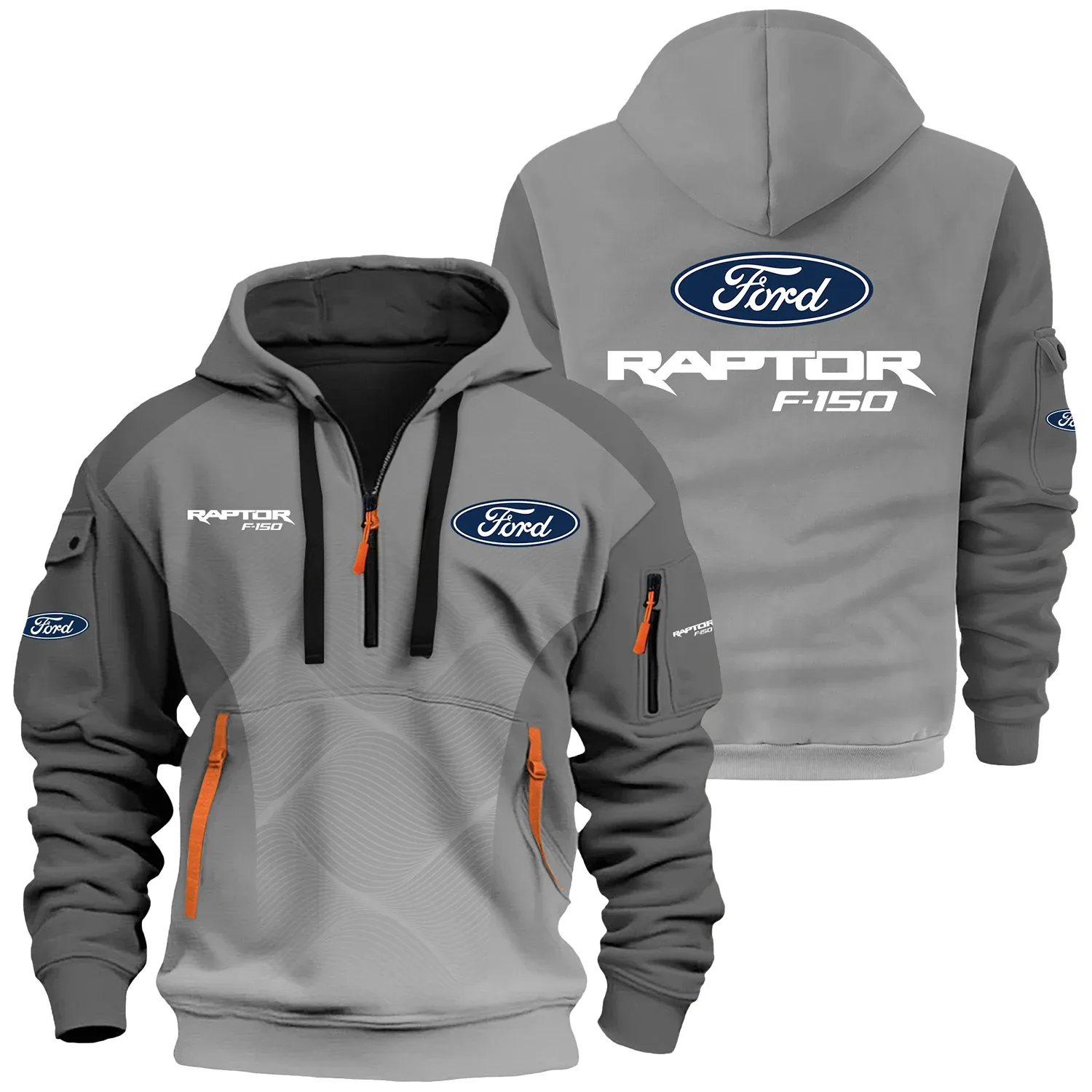 Ford F-150 Raptor Exclusive Logo Half Zipper Hoodie CARNHHZ110605FFRZ – Ford F-150 Raptor Hoodie Ford F-150 Raptor Exclusive Logo Half Zipper Hoodie CARNHHZ110605FFRZ – Ford F-150 Raptor Hoodie