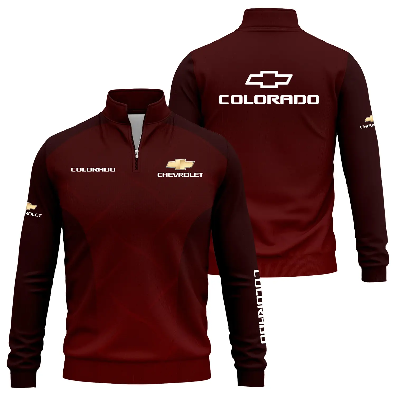 Chevrolet Colorado Trail Boss Exclusive Logo Quarter-Zip Sweatshirt CARQTZ3D110605CCTZ – Chevrolet Colorado Trail Boss Sweatshirt