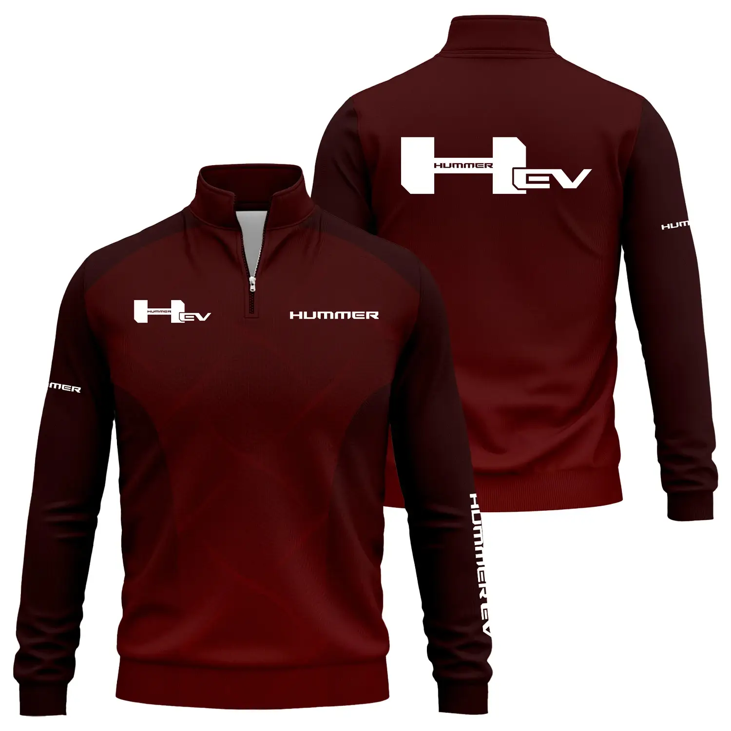 Hummer EV Exclusive Logo Quarter-Zip Sweatshirt CARQTZ3D110605HHEZ – Hummer EV Sweatshirt