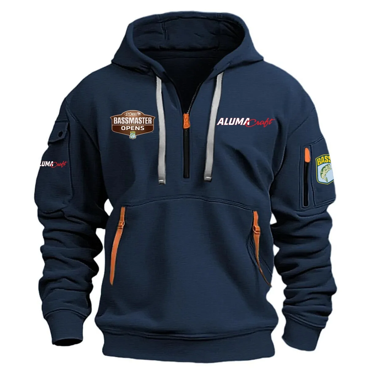 Alumacraft Bassmaster Opens Tournament Half Zipper Hoodie HCAH11501ACO – Alumacraft Bassmaster Opens Tournament Hoodie