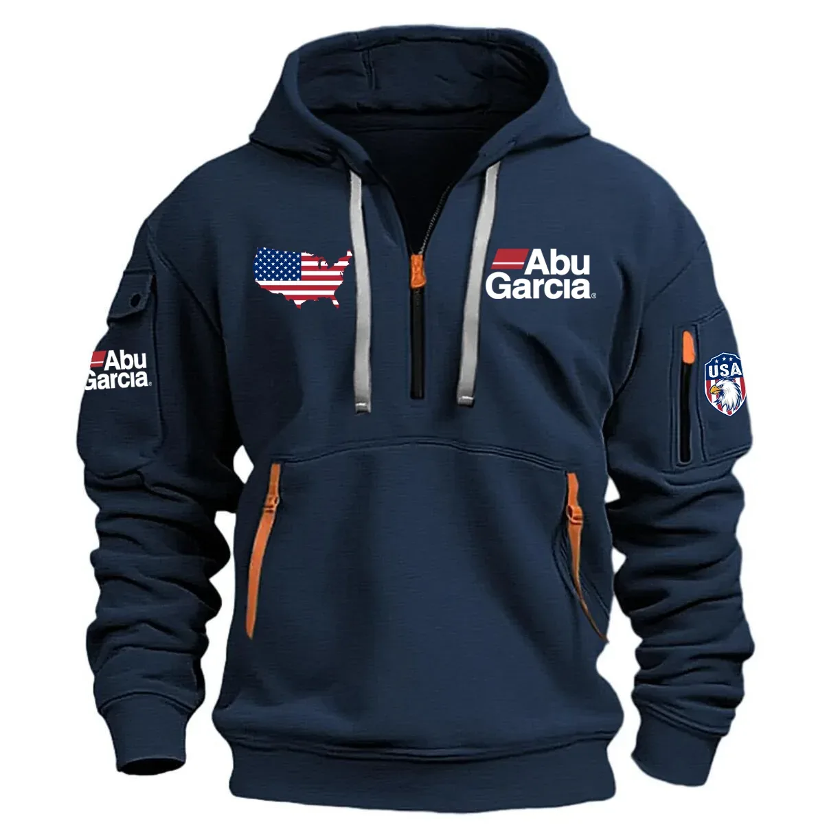 Abu Garcia Exclusive Logo Half Zipper Hoodie HCAH11501AUS – Abu Garcia Hoodie