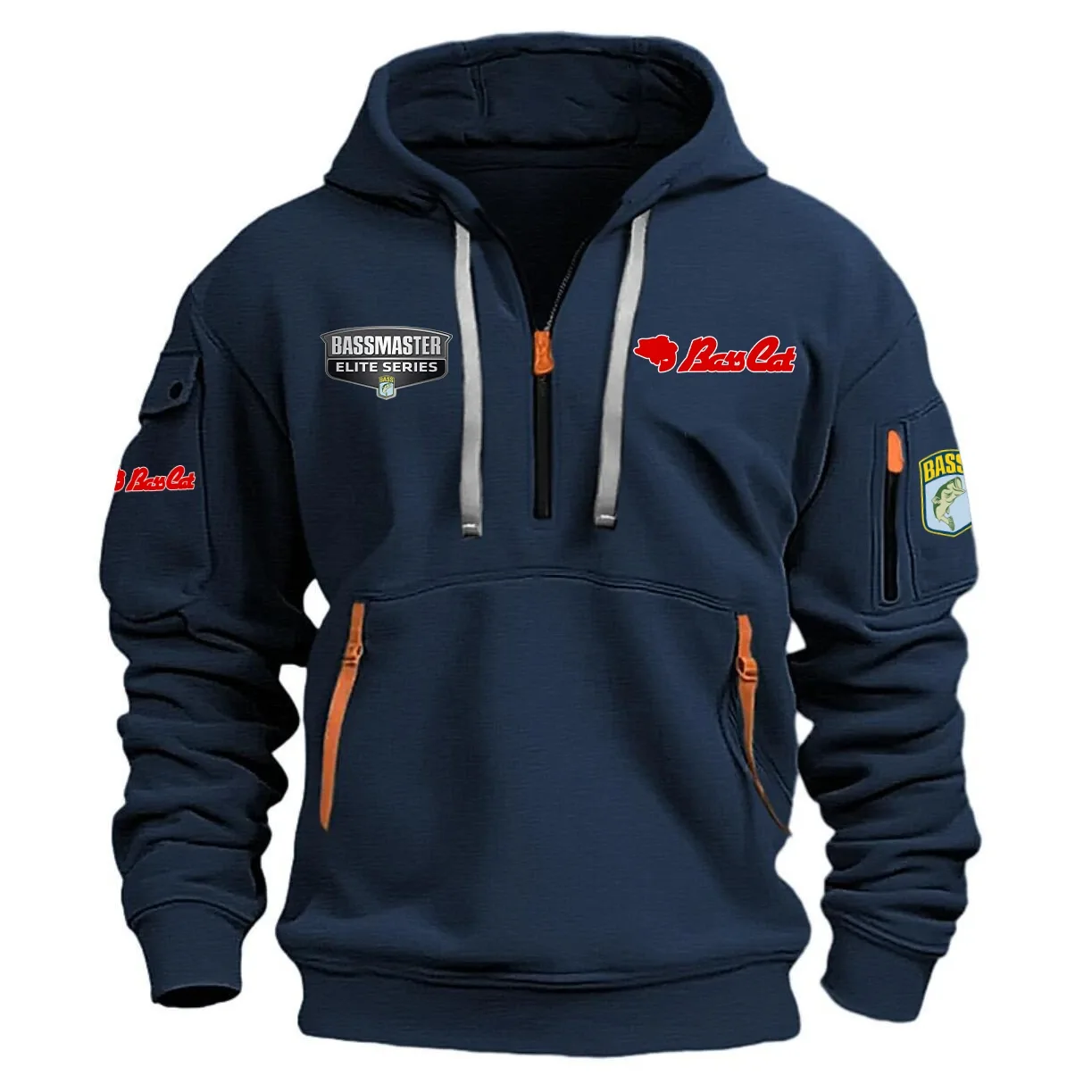 Bass Cat Bassmaster Elite Tournament Half Zipper Hoodie HCAH11501BCE – Bass Cat Bassmaster Elite Tournament Hoodie