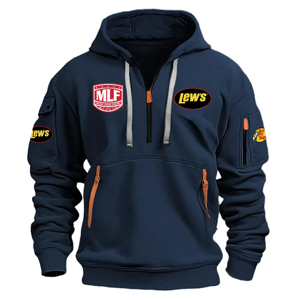 Lew’s Major League Fishing Half Zipper Hoodie HCAH11501LSML – Lew’s Major League Fishing Hoodie