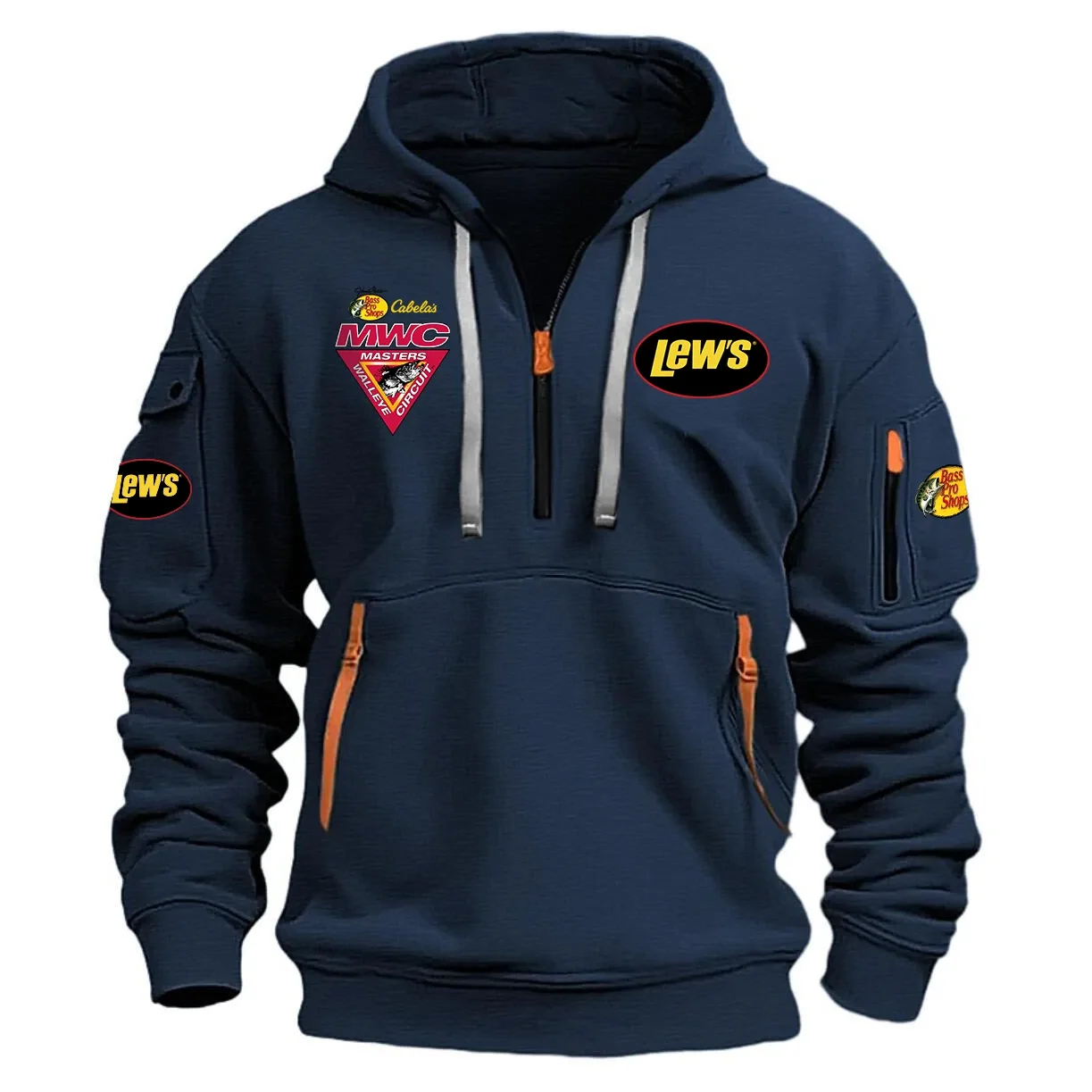 Lew’s Masters Walleye Circuit Half Zipper Hoodie HCAH11501LSMW – Lew’s Masters Walleye Circuit Hoodie