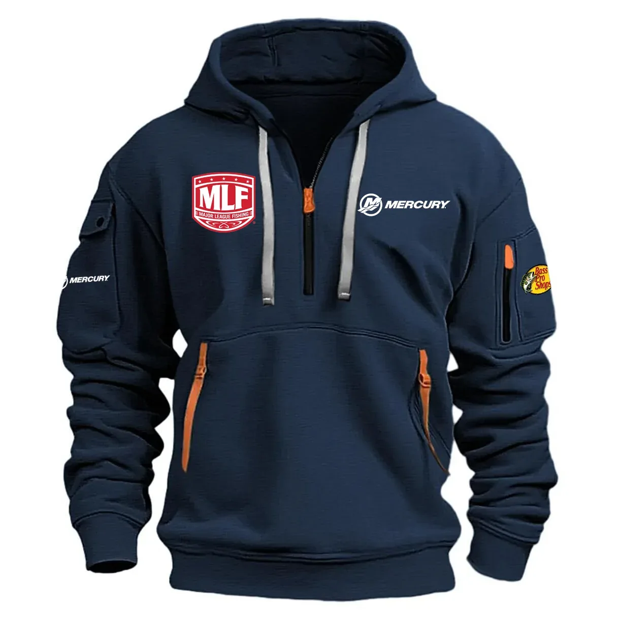 Mercury Major League Fishing Half Zipper Hoodie HCAH11501MML – Mercury Major League Fishing Hoodie