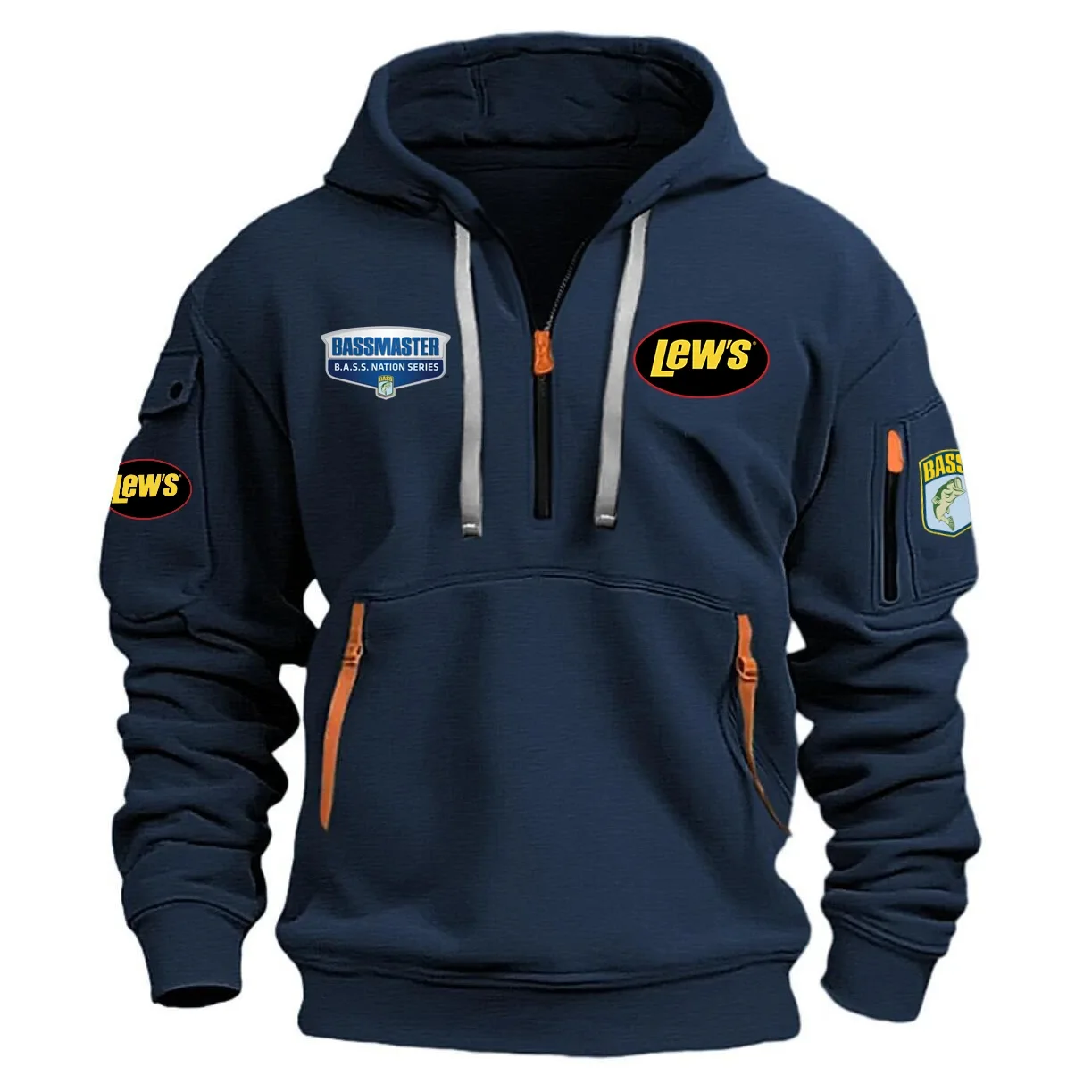 Lew’s B.A.S.S. Nation Tournament Half Zipper Hoodie HCAH11501NLS – Lew’s B.A.S.S. Nation Tournament Hoodie