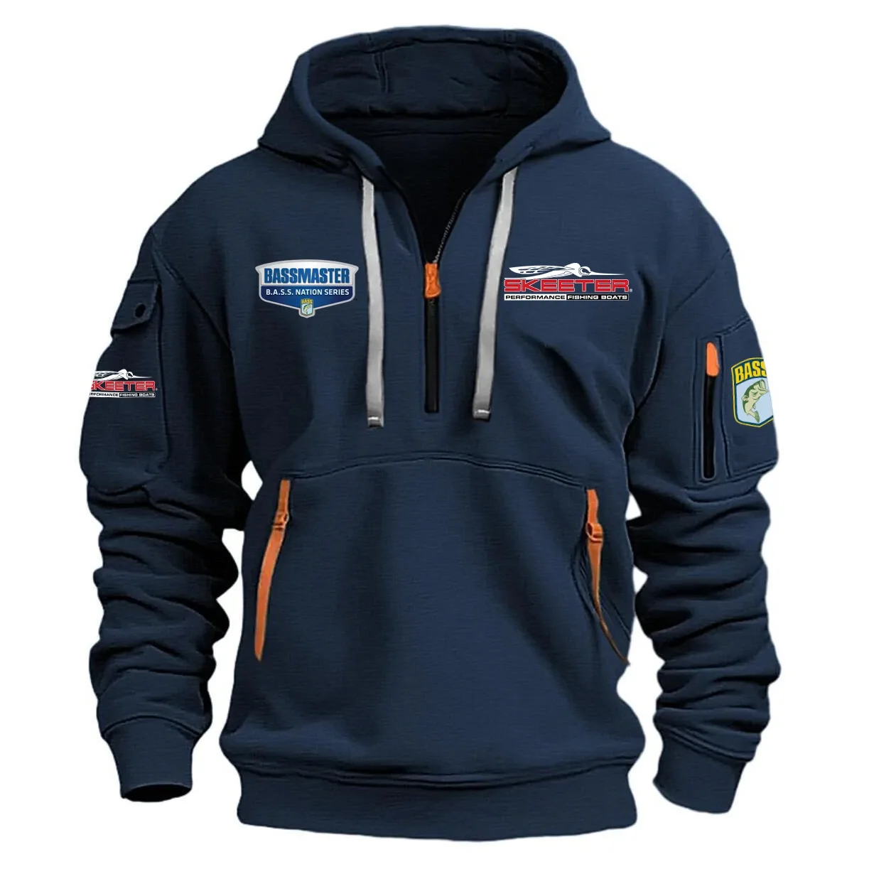 Skeeter B.A.S.S. Nation Tournament Half Zipper Hoodie HCAH11501NST – Skeeter B.A.S.S. Nation Tournament Hoodie