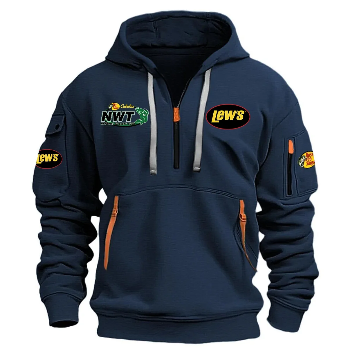 Lew’s National Walleye Tour Half Zipper Hoodie HCAH11501NWLS – Lew’s National Walleye Tour Hoodie