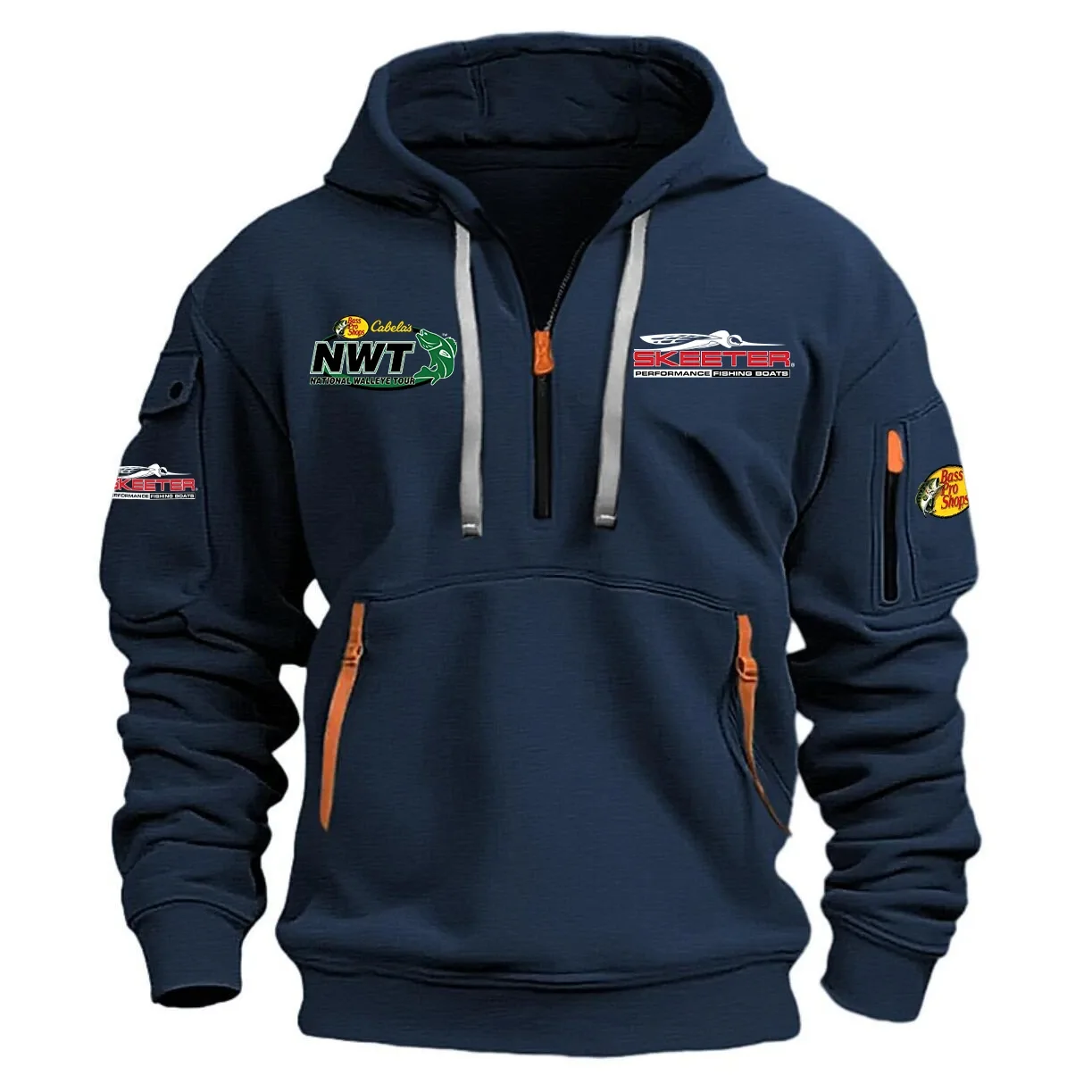 Skeeter National Walleye Tour Half Zipper Hoodie HCAH11501NWST – Skeeter National Walleye Tour Hoodie