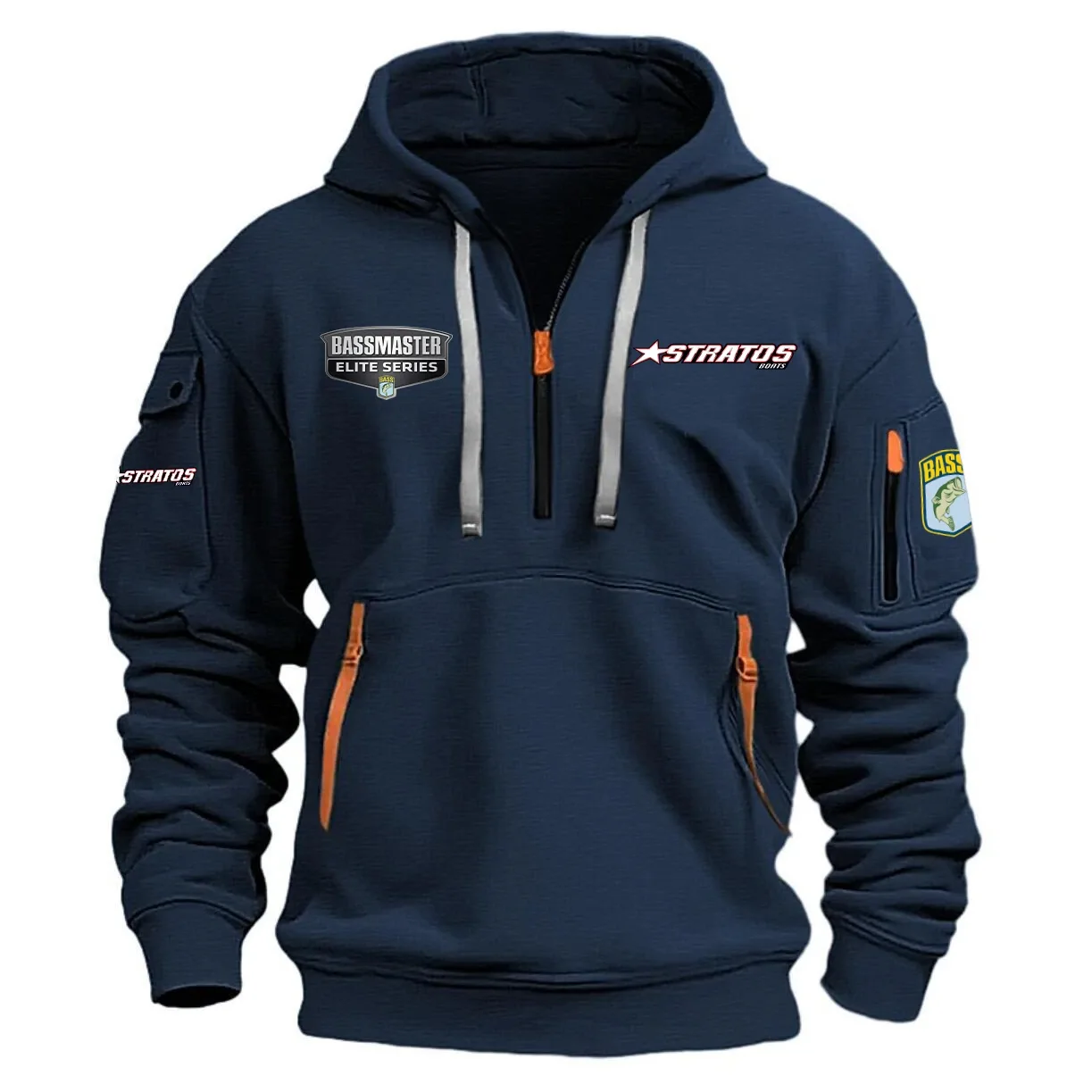 Stratos Bassmaster Elite Tournament Half Zipper Hoodie HCAH11501SAE – Stratos Bassmaster Elite Tournament Hoodie
