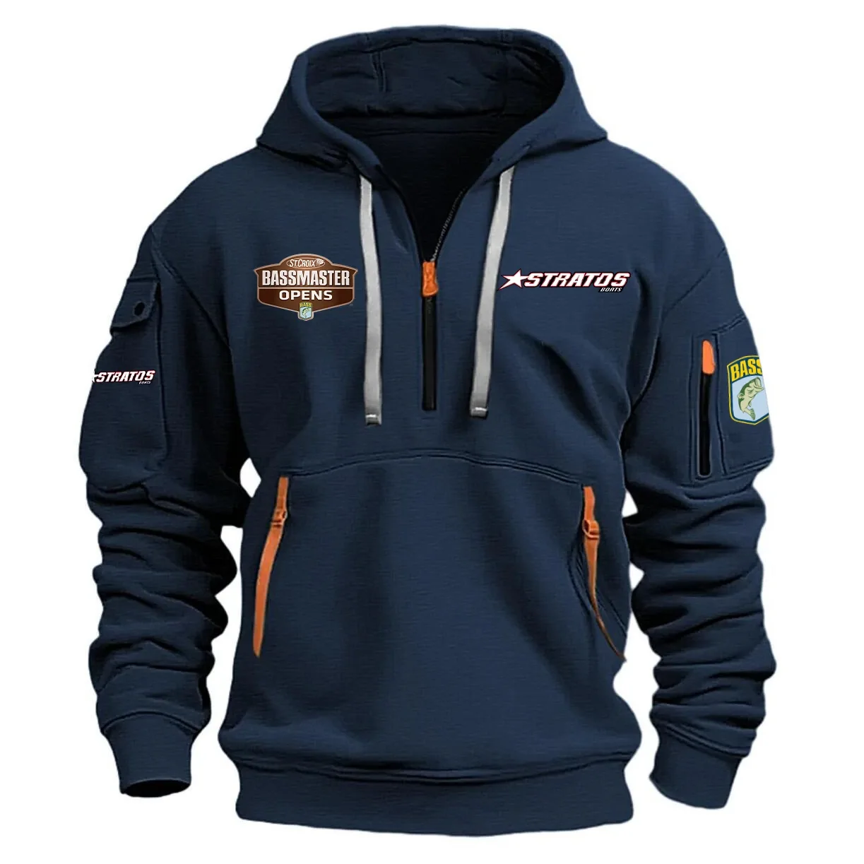Stratos Bassmaster Opens Tournament Half Zipper Hoodie HCAH11501SAO – Stratos Bassmaster Opens Tournament Hoodie