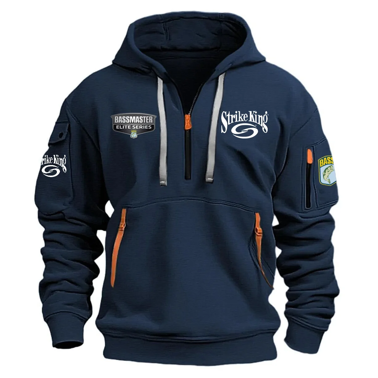 Strike King Bassmaster Elite Tournament Half Zipper Hoodie HCAH11501SKE – Strike King Bassmaster Elite Tournament Hoodie