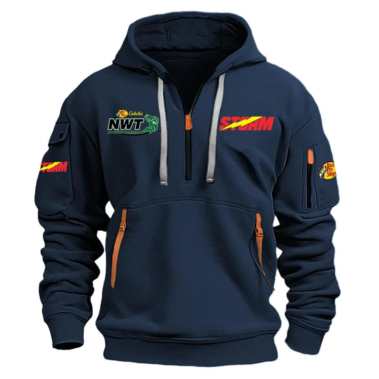 Storm National Walleye Tour Half Zipper Hoodie HCAH11501SONW – Storm National Walleye Tour Hoodie