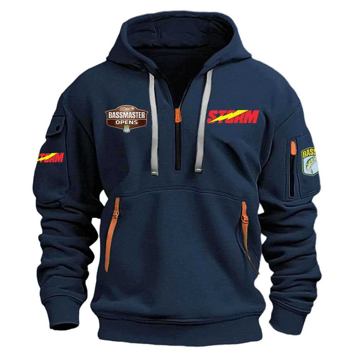 Storm Bassmaster Opens Tournament Half Zipper Hoodie HCAH11501SOO – Storm Bassmaster Opens Tournament Hoodie