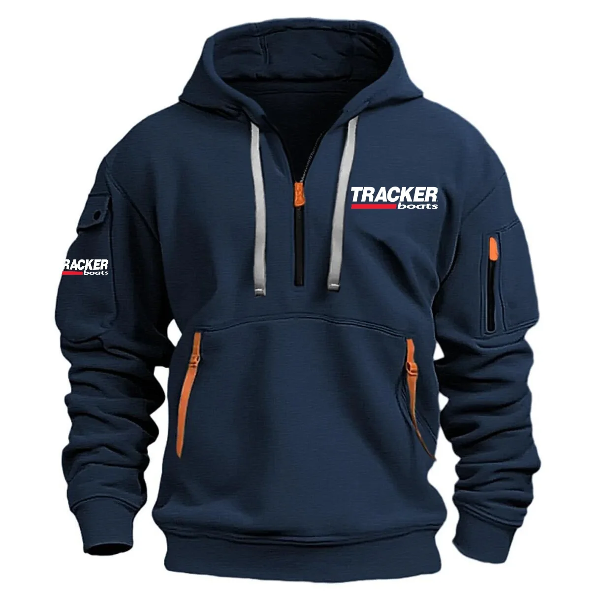 Tracker Boat Exclusive Logo Tournament Half Zipper Hoodie HCAH11501TRZ – Tracker Boat Hoodie