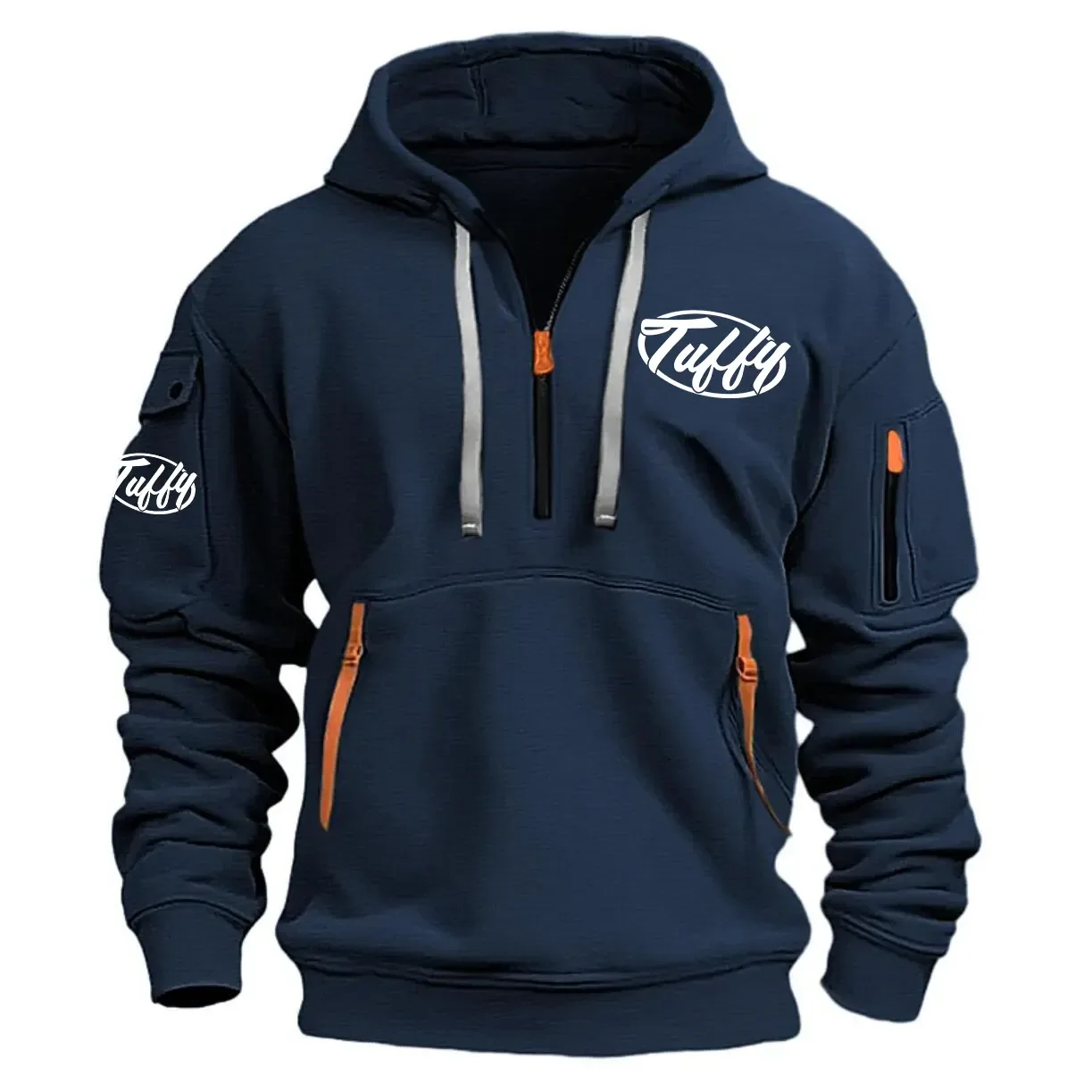 Tuffy Exclusive Logo Half Zipper Hoodie HCAH11501TUZ – Tuffy Hoodie