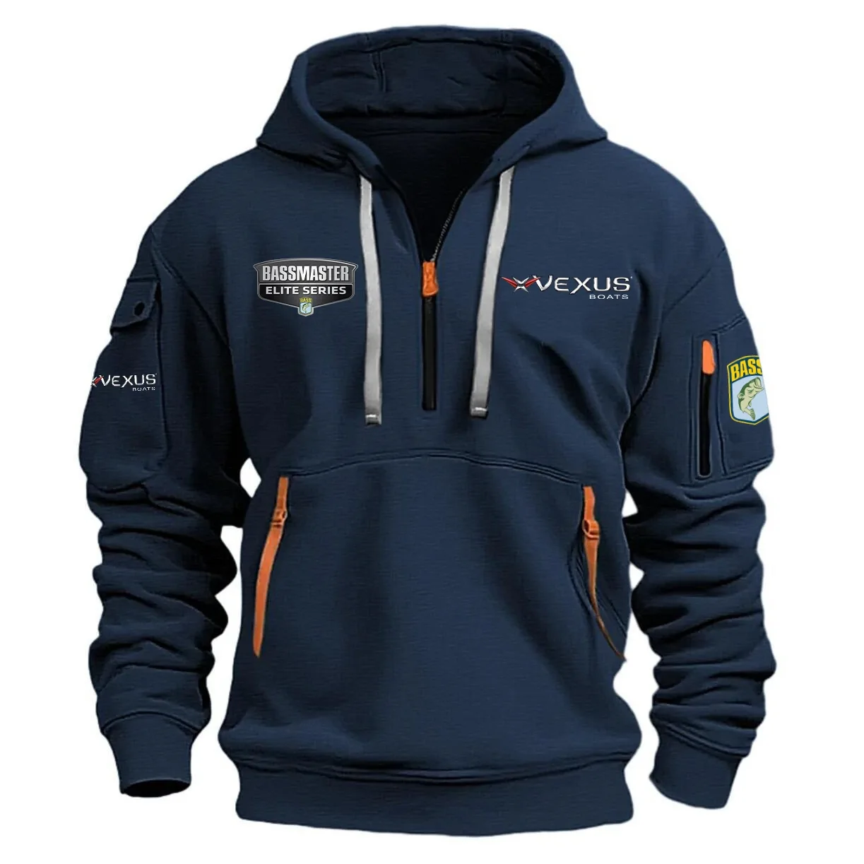 Vexus Bassmaster Elite Tournament Half Zipper Hoodie HCAH11501VBE – Vexus Bassmaster Elite Tournament Hoodie