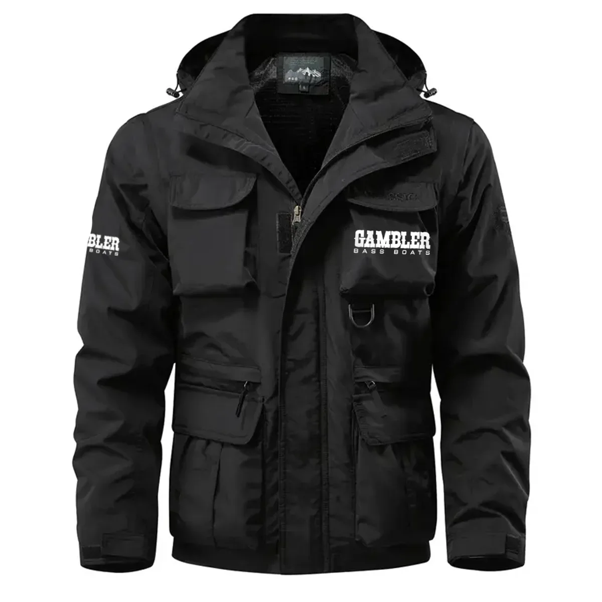 Gambler Exclusive Logo Waterproof Multi Pocket Jacket Detachable Hood and Sleeves HCPDMPJ529GBZ – Gambler Gift