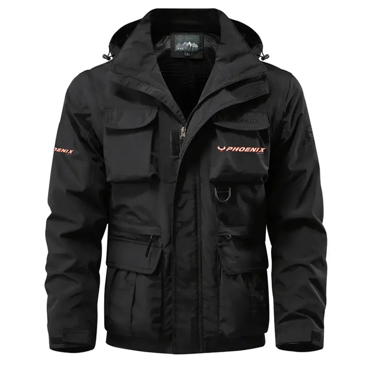 Phoenix Exclusive Logo Waterproof Multi Pocket Jacket Detachable Hood and Sleeves HCPDMPJ529PBZ – Phoenix Gift