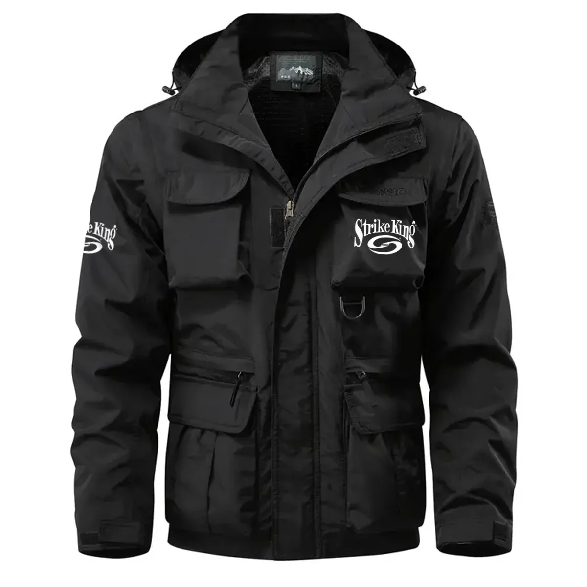 Strike King Exclusive Logo Waterproof Multi Pocket Jacket Detachable Hood and Sleeves HCPDMPJ529SKZ – Strike King Gift Strike King Exclusive Logo Waterproof Multi Pocket Jacket Detachable Hood and Sleeves HCPDMPJ529SKZ – Strike King Gift