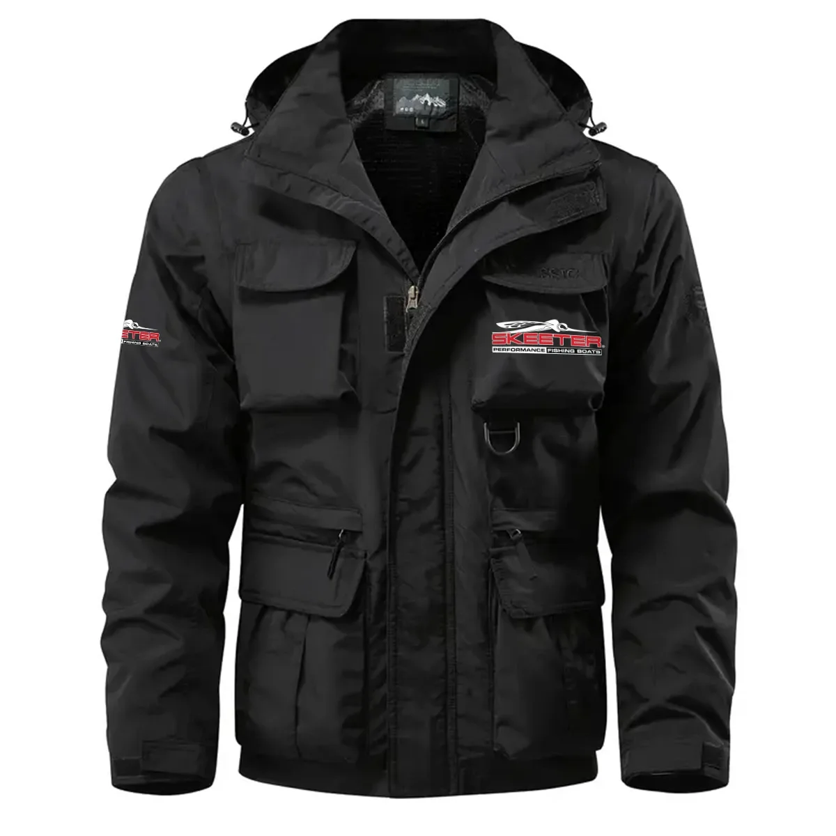 Skeeter Exclusive Logo Waterproof Multi Pocket Jacket Detachable Hood and Sleeves HCPDMPJ529STZ – Skeeter Gift Skeeter Exclusive Logo Waterproof Multi Pocket Jacket Detachable Hood and Sleeves HCPDMPJ529STZ – Skeeter Gift