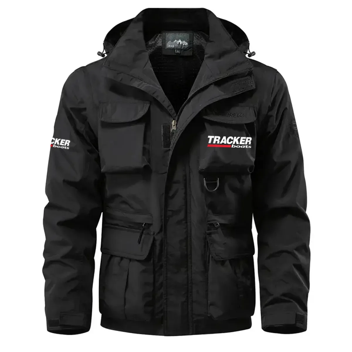 Tracker Exclusive Logo Waterproof Multi Pocket Jacket Detachable Hood and Sleeves HCPDMPJ529TRZ – Tracker Gift