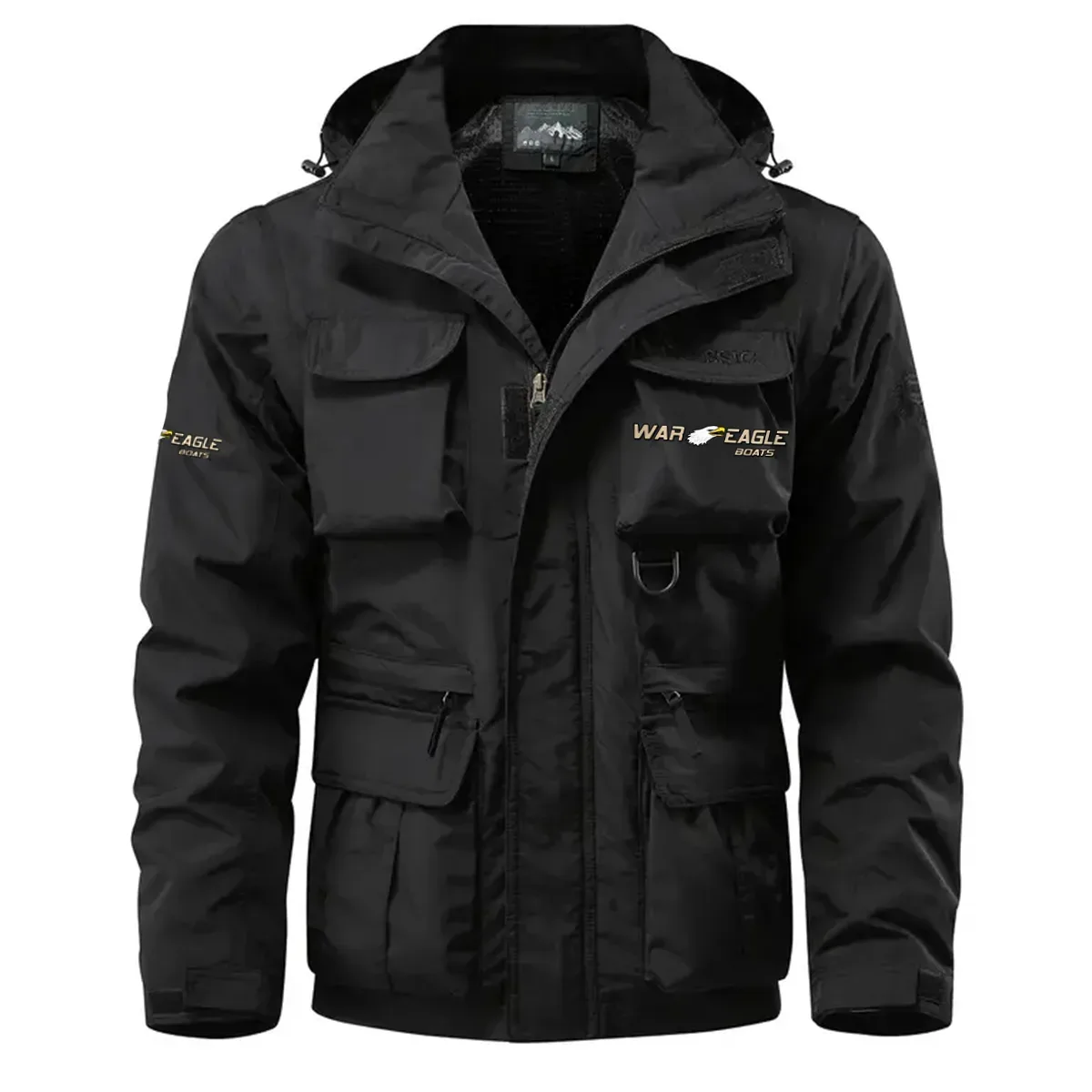 War Eagle Exclusive Logo Waterproof Multi Pocket Jacket Detachable Hood and Sleeves HCPDMPJ529WEZ – War Eagle Gift War Eagle Exclusive Logo Waterproof Multi Pocket Jacket Detachable Hood and Sleeves HCPDMPJ529WEZ – War Eagle Gift