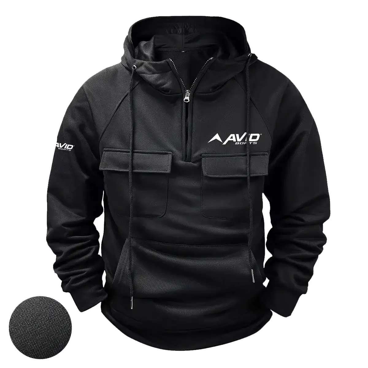 Avid Exclusive Logo Tactical Quarter Zip Hoodie HCPDTQH8AVZ – Avid Gift