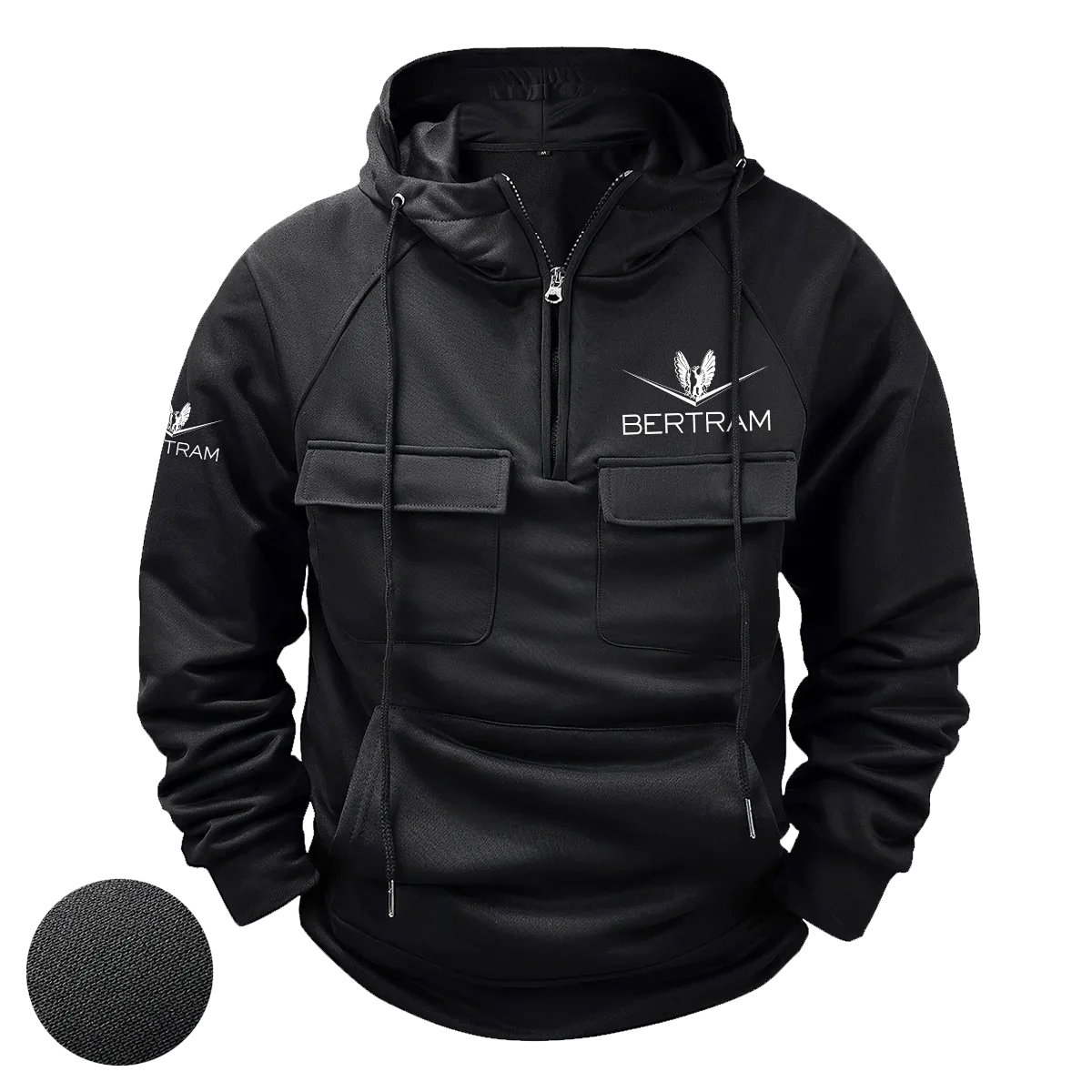 Bertram Yacht Exclusive Logo Tactical Quarter Zip Hoodie HCPDTQH8BHZ – Bertram Yacht Gift Bertram Yacht Exclusive Logo Tactical Quarter Zip Hoodie HCPDTQH8BHZ – Bertram Yacht Gift