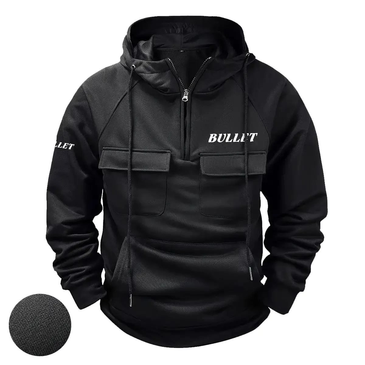 Bullet Exclusive Logo Tactical Quarter Zip Hoodie HCPDTQH8BUZ – Bullet Gift
