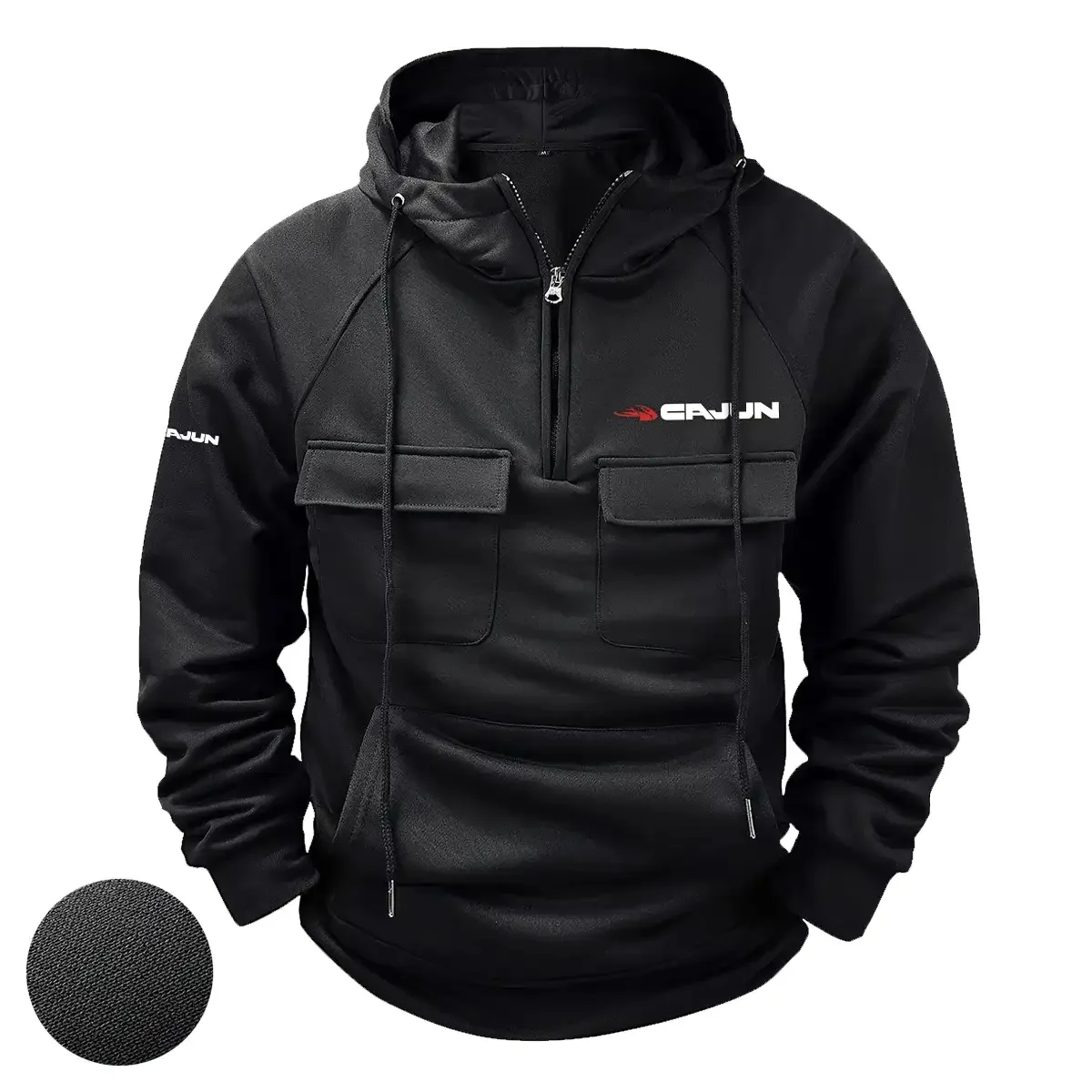 Cajun Exclusive Logo Tactical Quarter Zip Hoodie HCPDTQH8CJZ – Cajun Gift