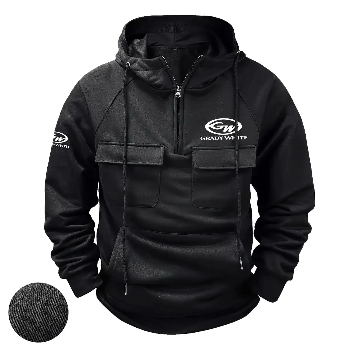 Grady-White Exclusive Logo Tactical Quarter Zip Hoodie HCPDTQH8GWZ – Grady-White Gift