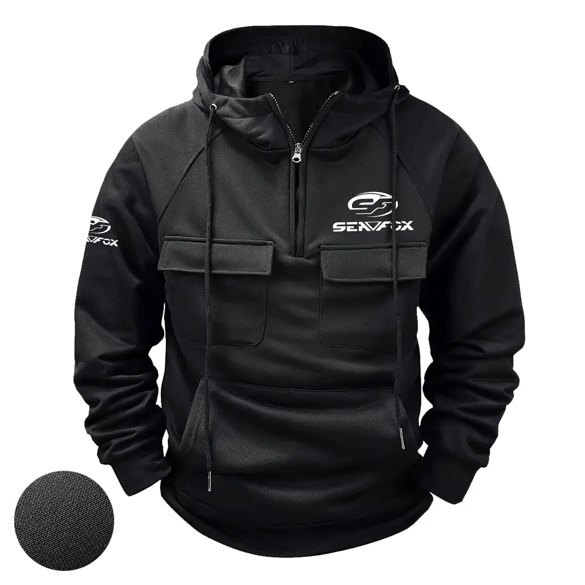 Sea Fox Exclusive Logo Tactical Quarter Zip Hoodie HCPDTQH8SFZ – Sea Fox Gift