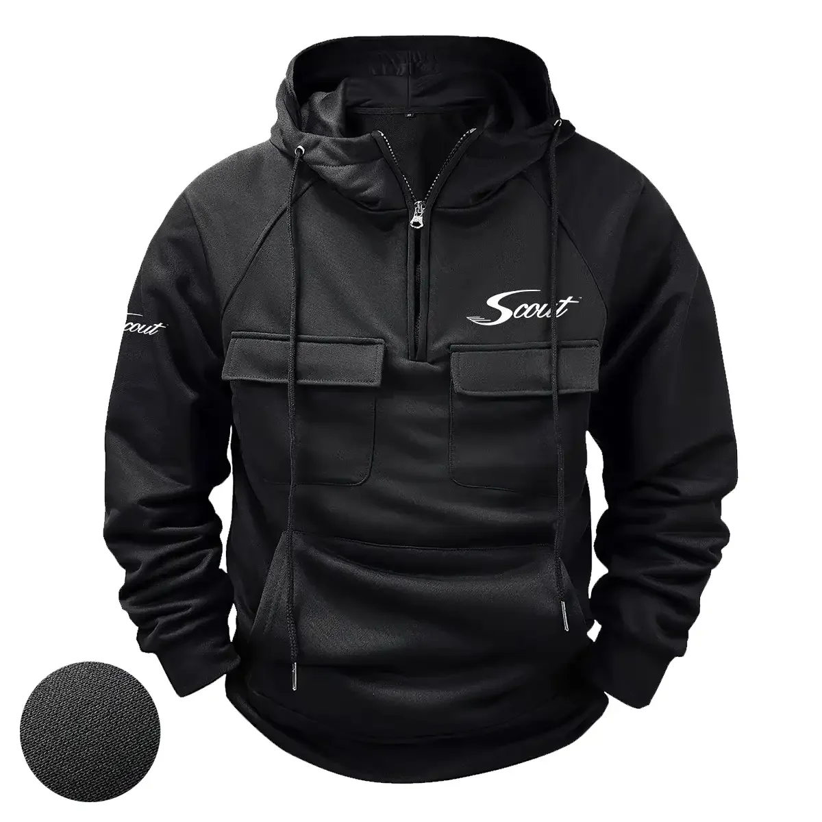 Scout Exclusive Logo Tactical Quarter Zip Hoodie HCPDTQH8SSZ – Scout Gift