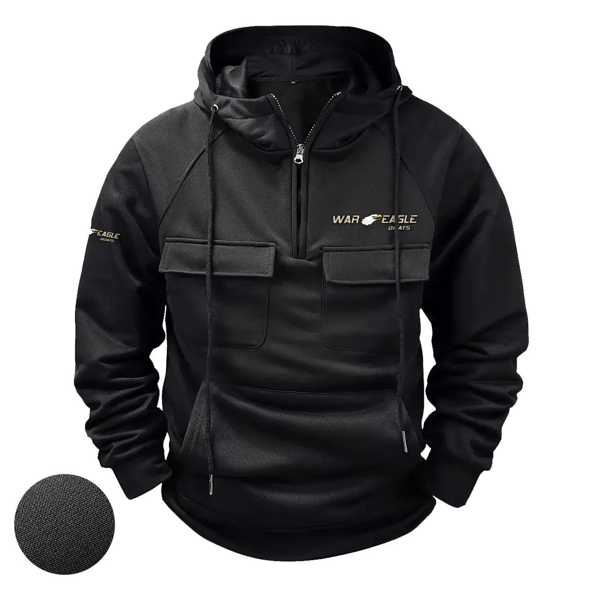 War Eagle Exclusive Logo Tactical Quarter Zip Hoodie HCPDTQH8WEZ – War Eagle Gift