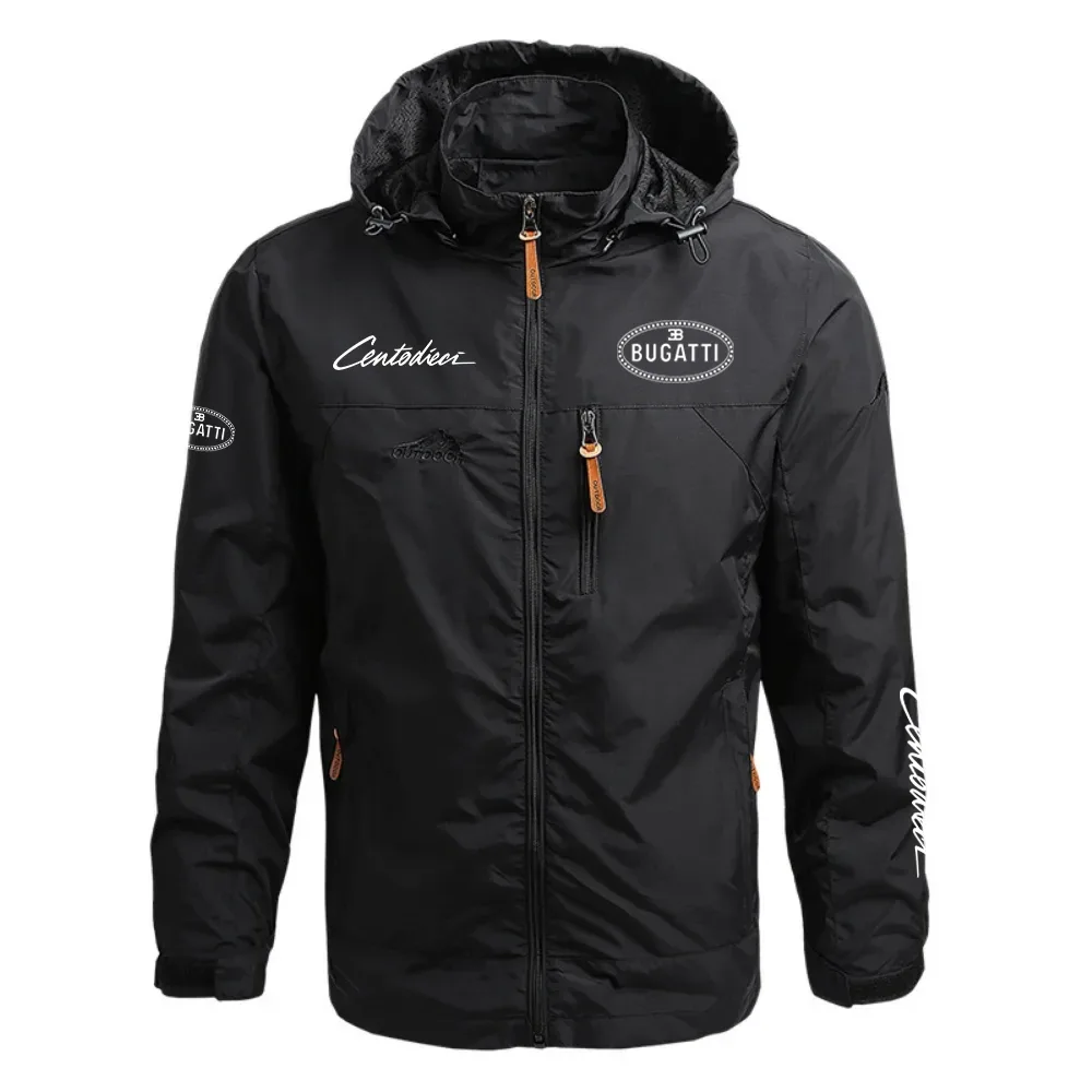 Bugatti Centodieci Waterproof Outdoor Jacket Detachable Hood Windbreaker HTWOJBGCEN – Bugatti Jacket