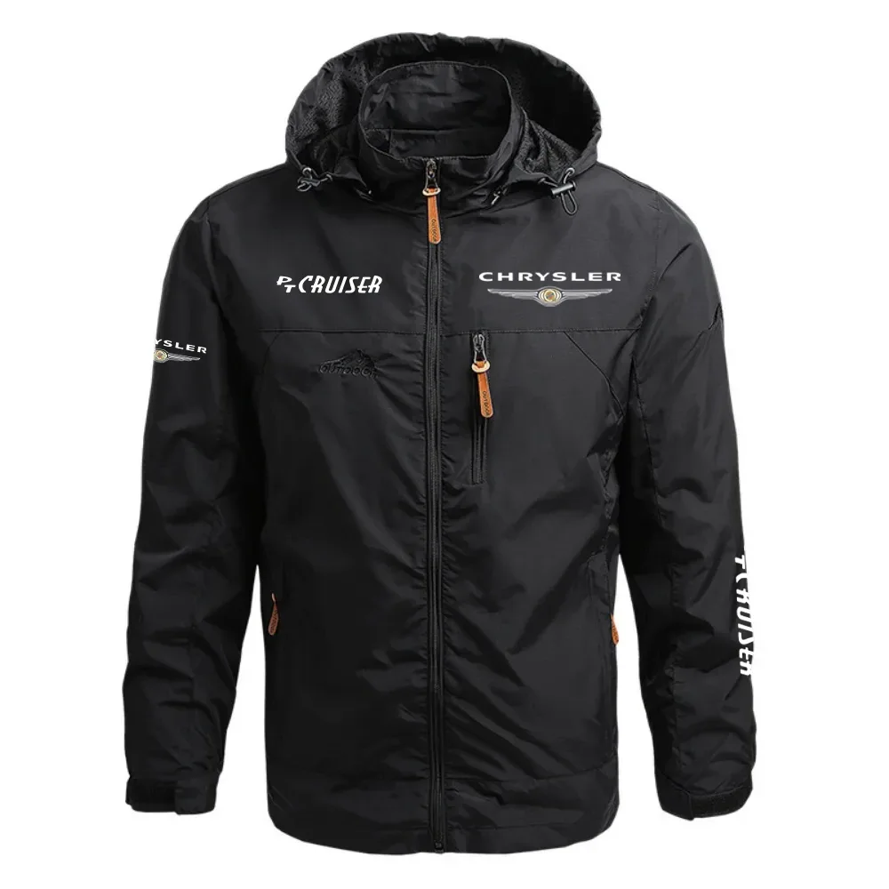 Chrysler PT Cruiser Waterproof Outdoor Jacket Detachable Hood Windbreaker HTWOJCSPTC – Chrysler Jacket