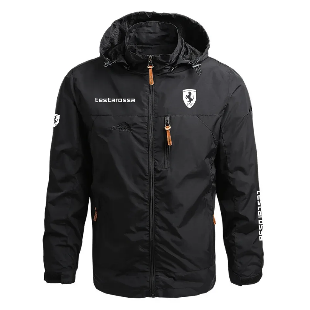 Testarossa Waterproof Outdoor Jacket Detachable Hood Windbreaker HTWOJFITES – Ferrari Jacket Testarossa Waterproof Outdoor Jacket Detachable Hood Windbreaker HTWOJFITES – Ferrari Jacket