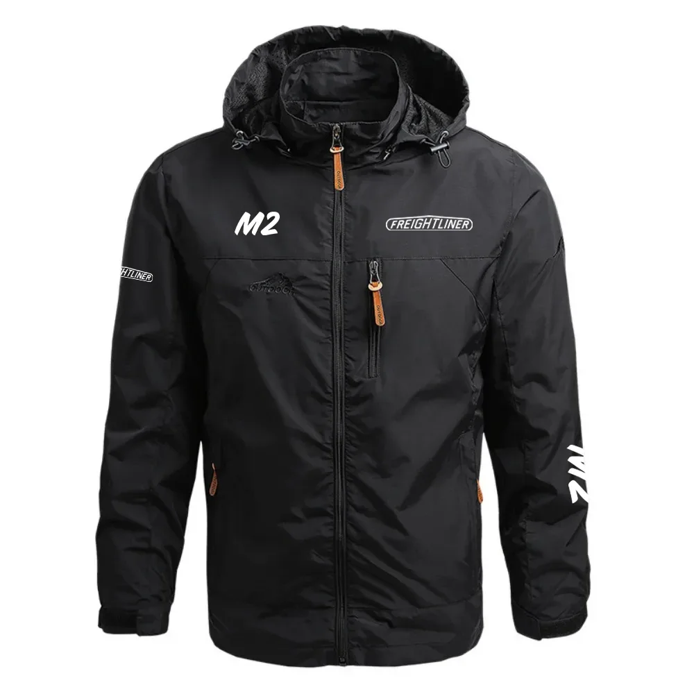 Freightliner M2 Waterproof Outdoor Jacket Detachable Hood Windbreaker HTWOJFLM2 – Freightliner Jacket