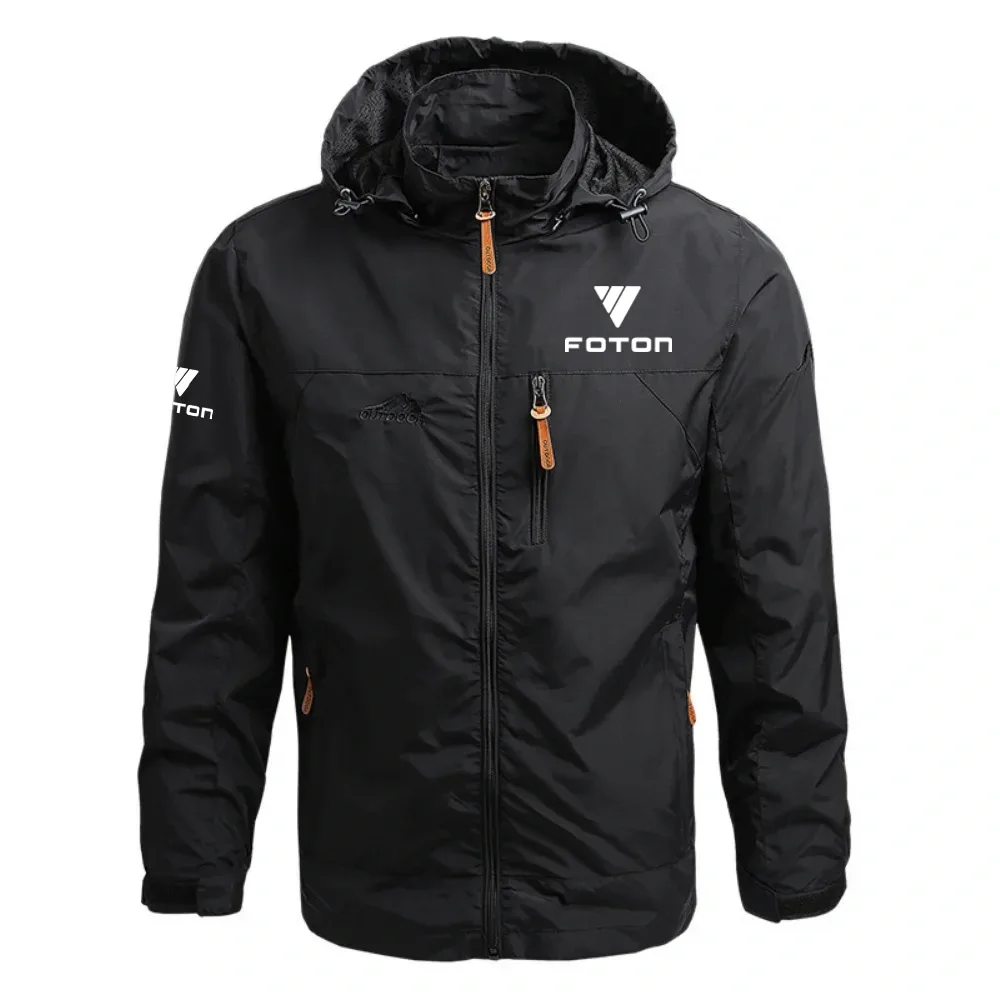 Foton Exclusive Logo Waterproof Outdoor Jacket Detachable Hood Windbreaker HTWOJFOZZ – Foton Jacket