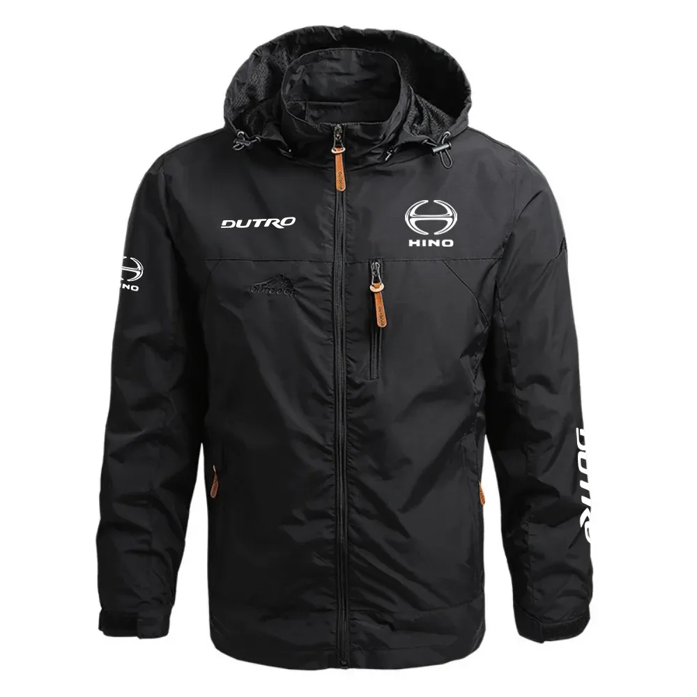 Hino Dutro Waterproof Outdoor Jacket Detachable Hood Windbreaker HTWOJHNDUT – Hino Trucks Jacket