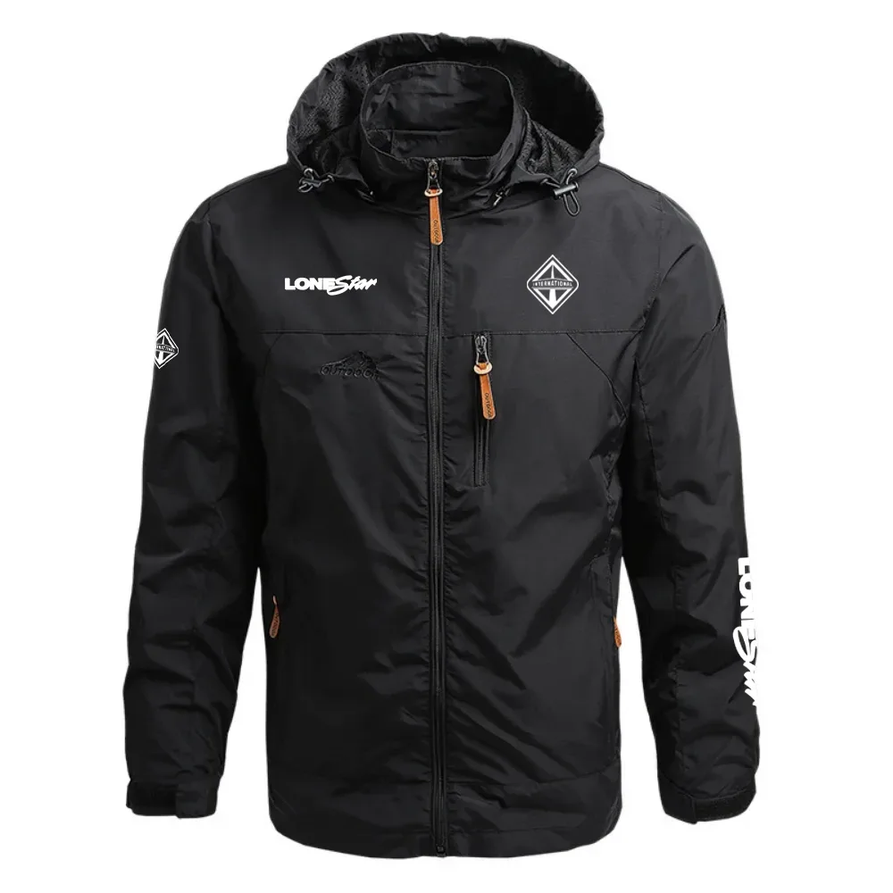 International Lonestar Waterproof Outdoor Jacket Detachable Hood Windbreaker HTWOJINLO – International Trucks Jacket