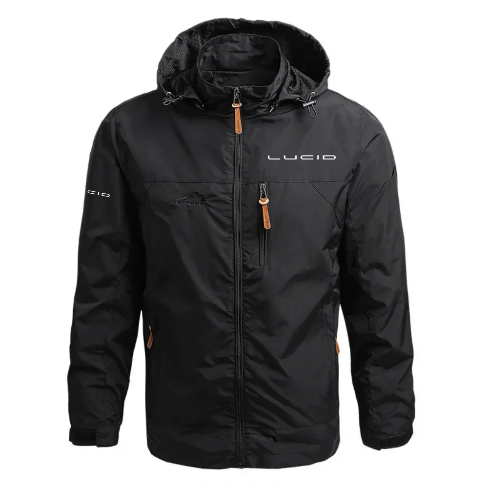 Lucid Exclusive Logo Waterproof Outdoor Jacket Detachable Hood Windbreaker HTWOJLUCZZ – Lucid Jacket