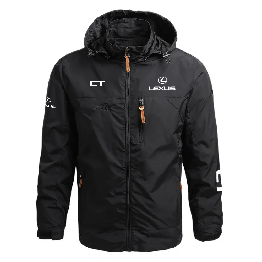 Lexus CT Waterproof Outdoor Jacket Detachable Hood Windbreaker HTWOJLXCT – Lexus Jacket
