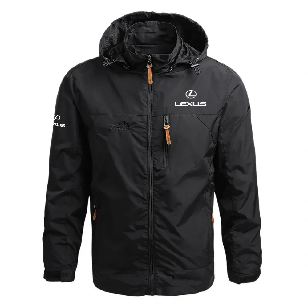 Lexus Exclusive Logo Waterproof Outdoor Jacket Detachable Hood Windbreaker HTWOJLXZZ – Lexus Jacket