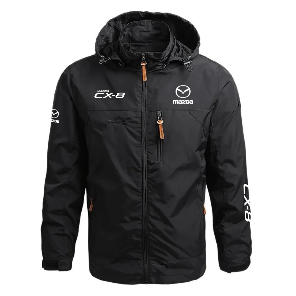New Mazda CX-8 Waterproof Outdoor Jacket Detachable Hood Windbreaker HTWOJMZDCX8 – Mazda Jacket