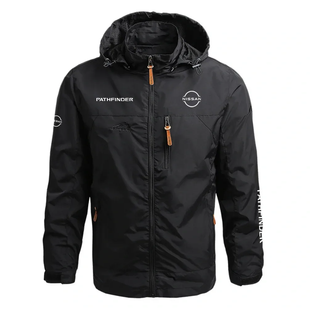 Nissan Pathfinder Waterproof Outdoor Jacket Detachable Hood Windbreaker HTWOJNIPAT – Nissan Jacket