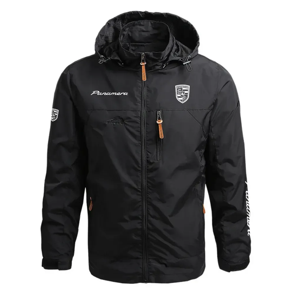 Porsche Panamera Waterproof Outdoor Jacket Detachable Hood Windbreaker HTWOJPOSPAN – Porsche Jacket